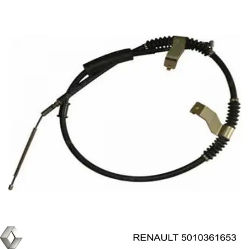 5010361653 Renault (RVI) cable de freno de mano trasero derecho/izquierdo