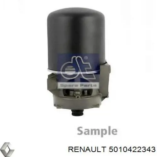 5010422343 Renault (RVI) Deshumidificador de sistema neumático