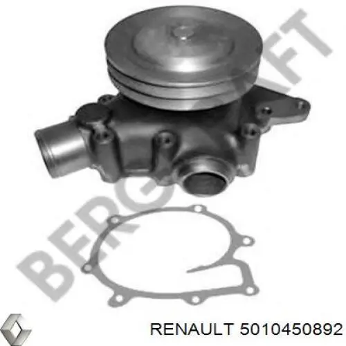 Bomba de agua 5010450892 Renault (RVI)