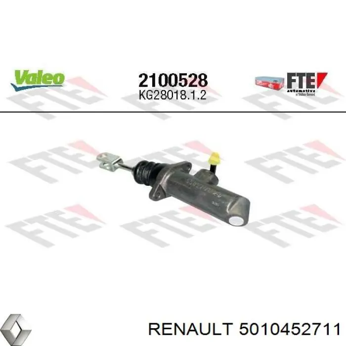 Comprar 5010452711 Renault (RVI) Cilindro maestro de embrague