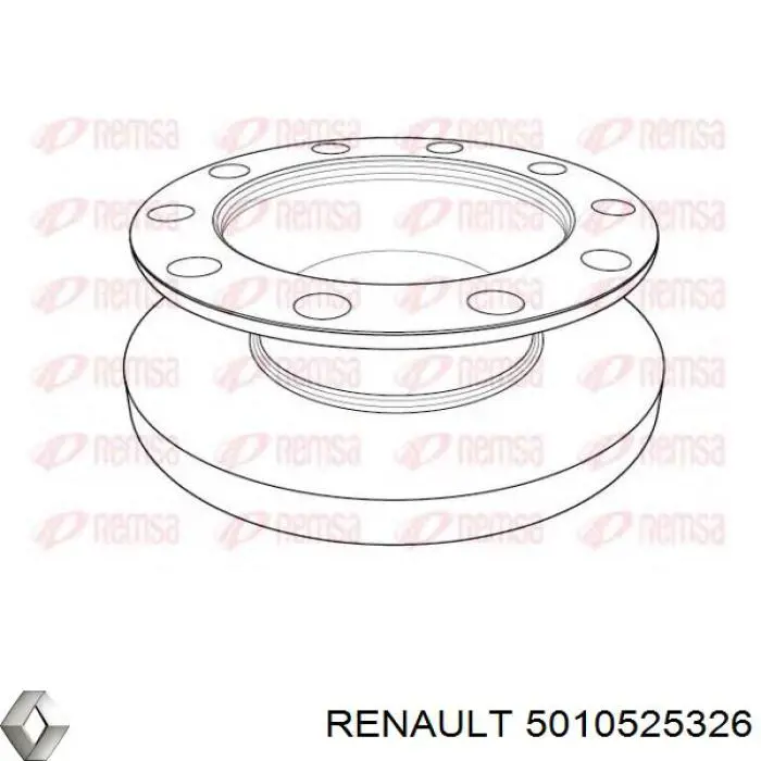 5010525326 Renault (RVI) Freno de disco trasero