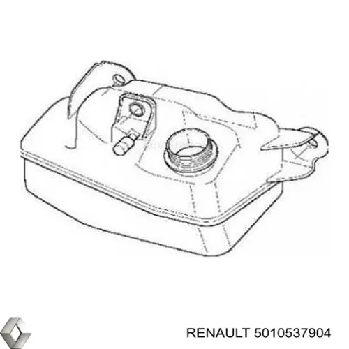 5010537904 Renault (RVI) vaso de expansión