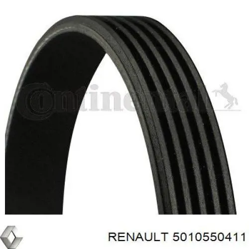 5010550411 Renault (RVI) Correa poly v
