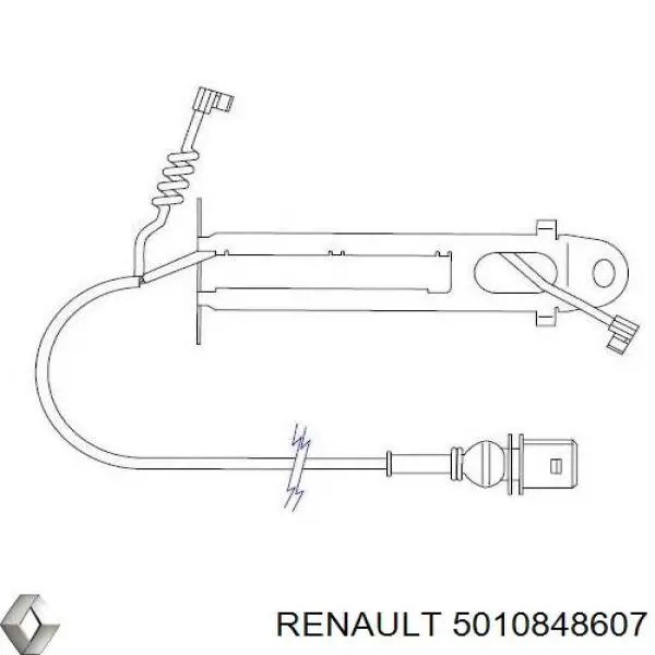 5010848607 Renault (RVI) pastillas de freno delanteras