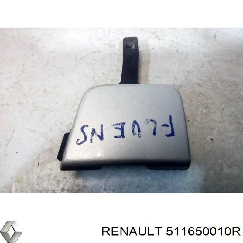 Cobertura de parachoques, enganche de remolque, trasera para Renault Fluence (L3)