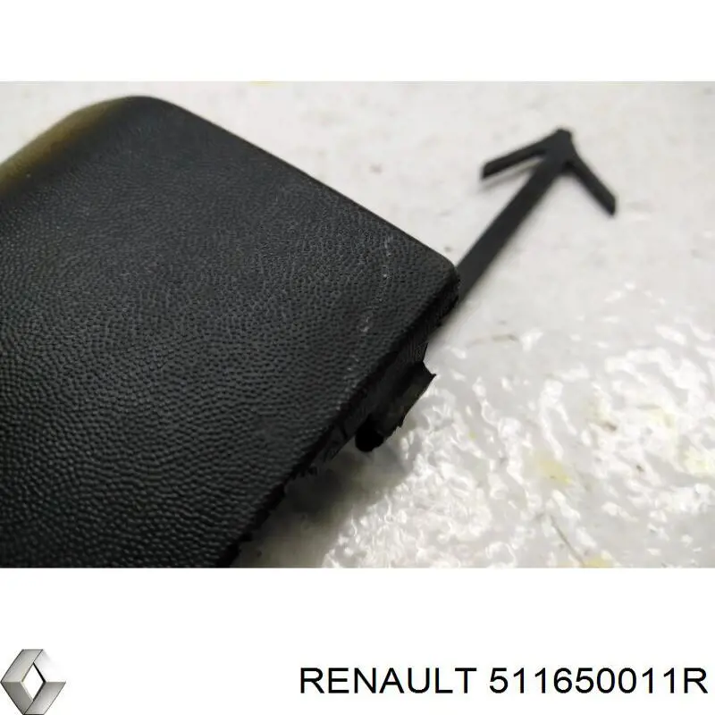 Cobertura de parachoques, enganche de remolque, trasera para Renault Fluence (B3)