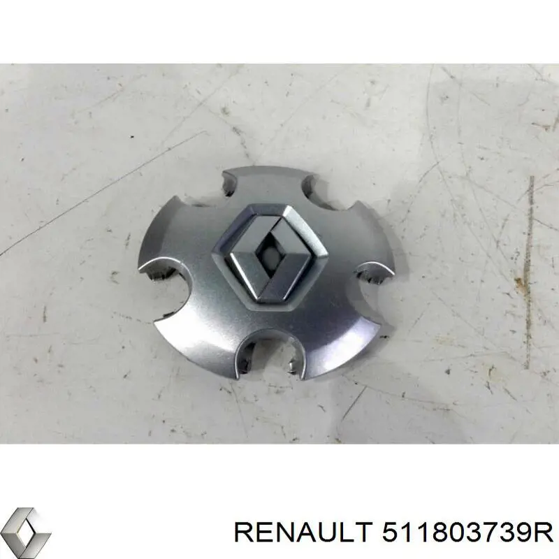 Tapa del enganche de remolcado delantera 511803739R Renault (RVI)
