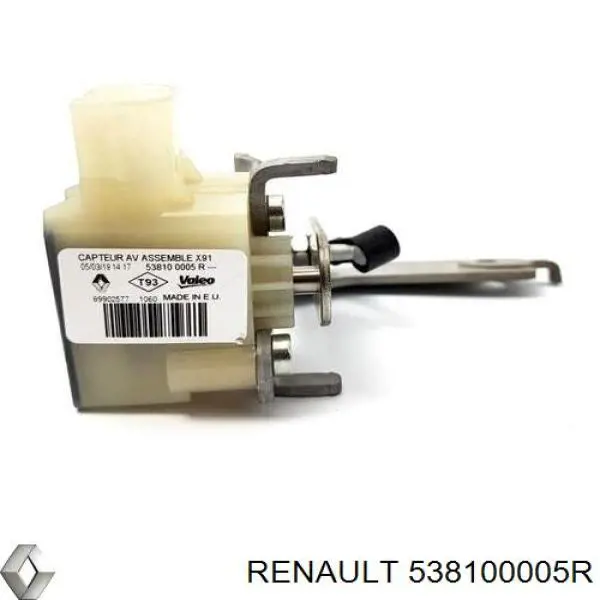 Sensor de nivel de carrocería delantero Renault (RVI) 538100005R precio, desde 267,85 EUR