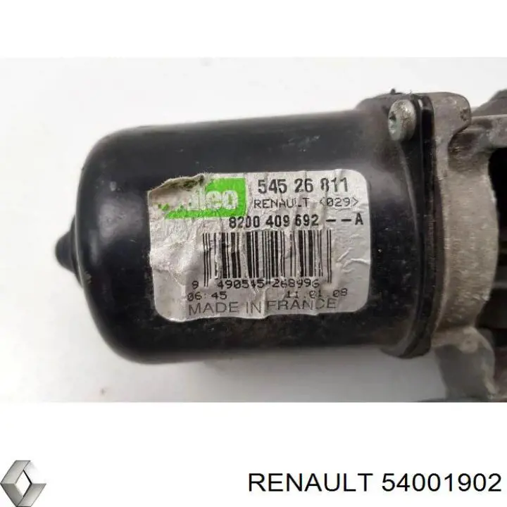 Motor del limpiaparabrisas Renault (RVI) 54001902 precio, desde 56,63 EUR