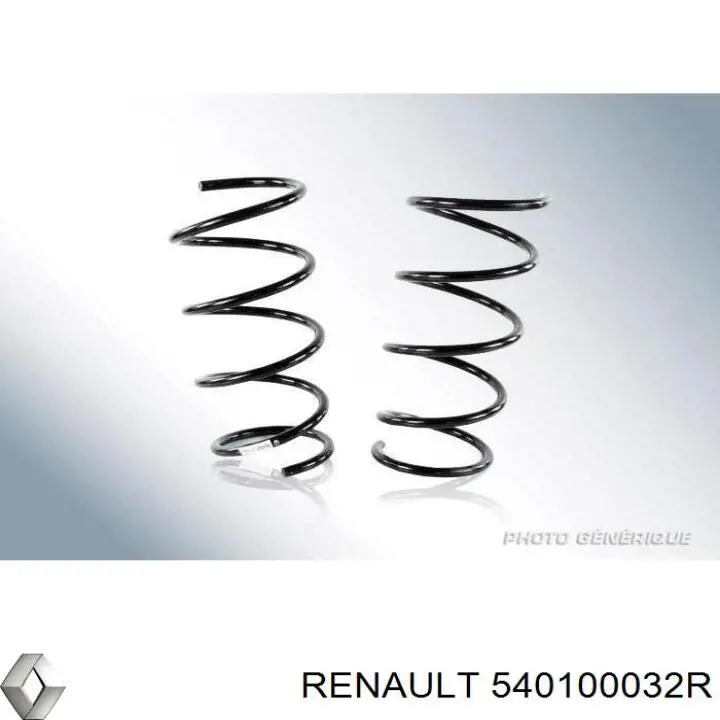 540100032R Renault (RVI) muelle de suspensión eje delantero