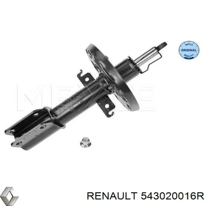 543020016R Renault (RVI) amortiguador delantero
