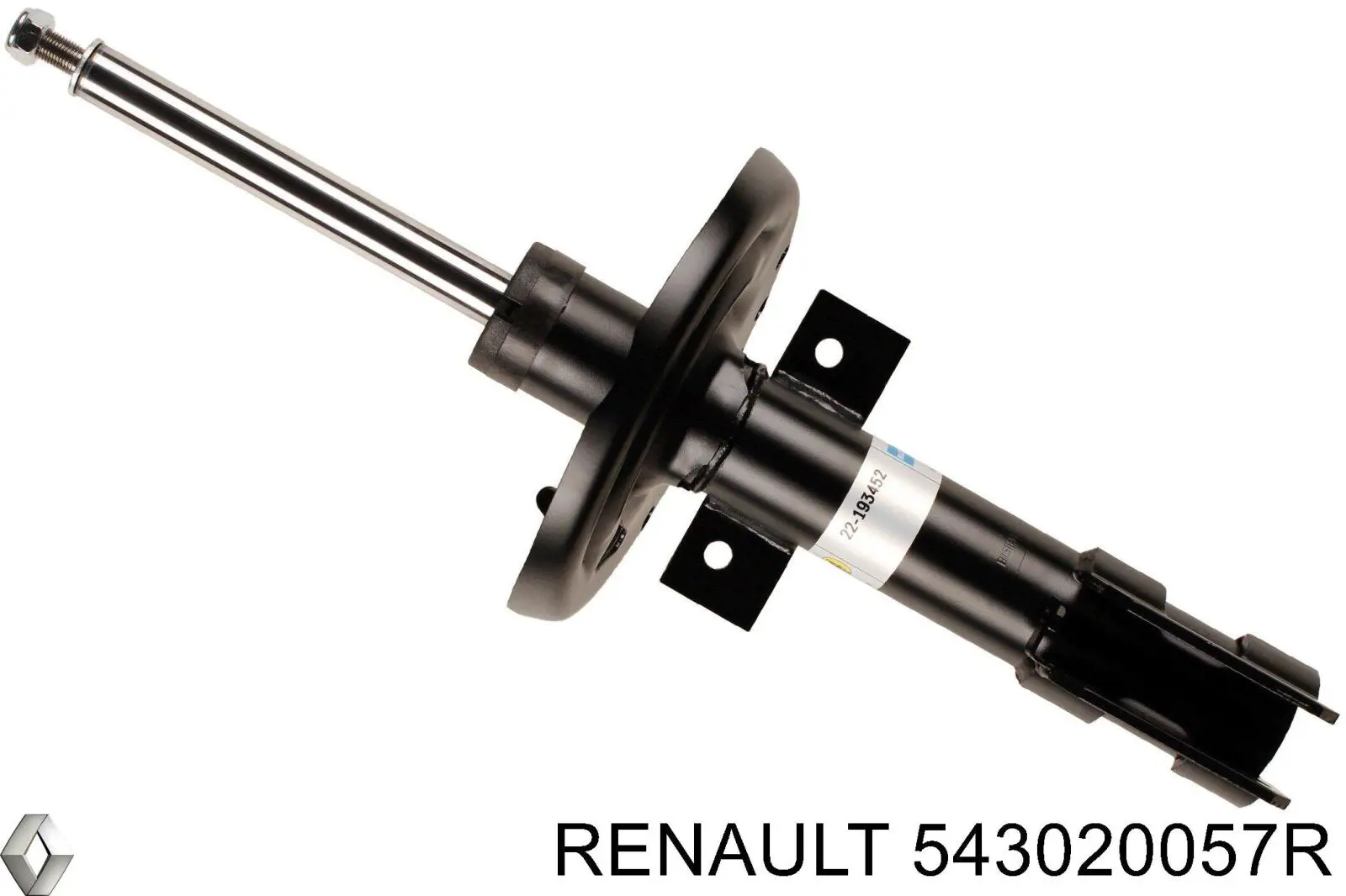 543020057R Renault (RVI) amortiguador delantero