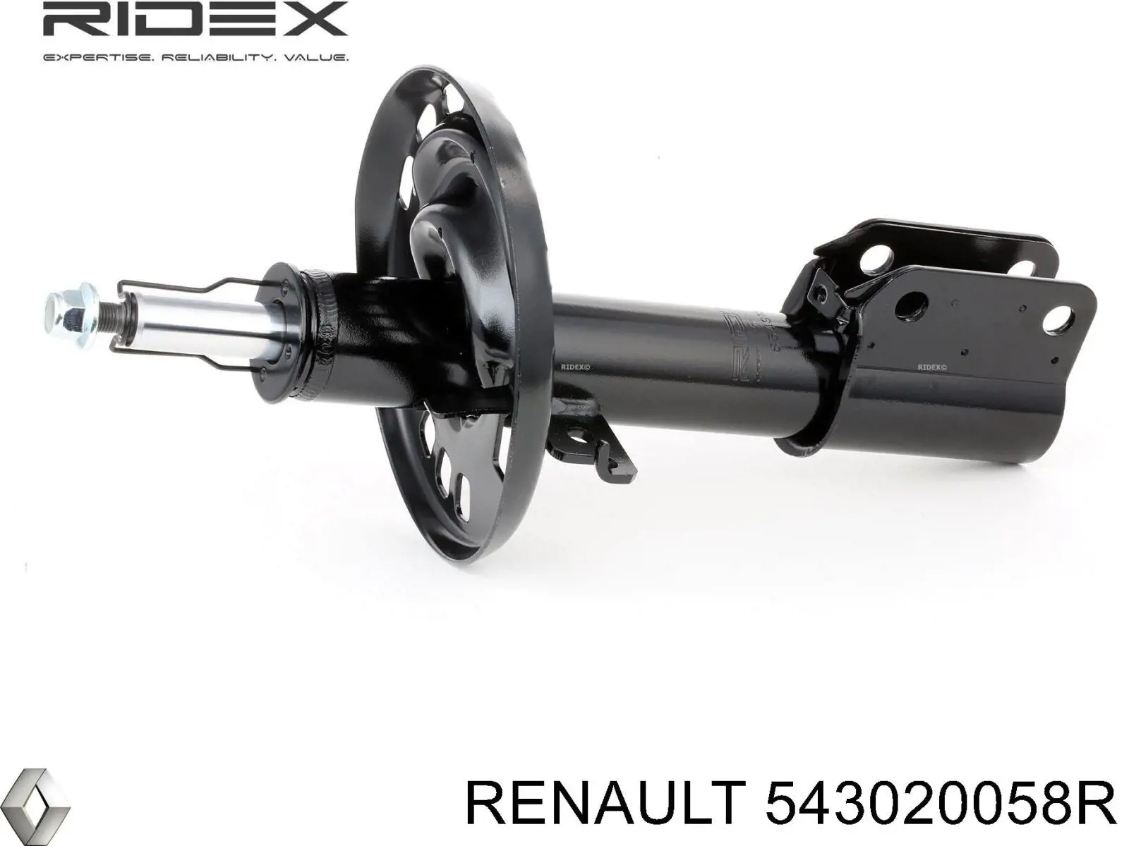 543020058R Renault (RVI) amortiguador delantero