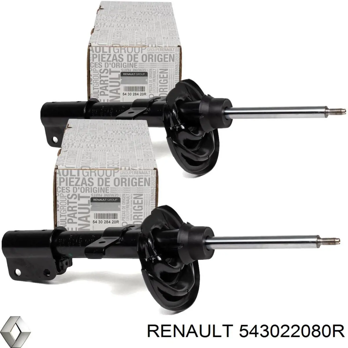 543022080R Renault (RVI) amortiguador delantero