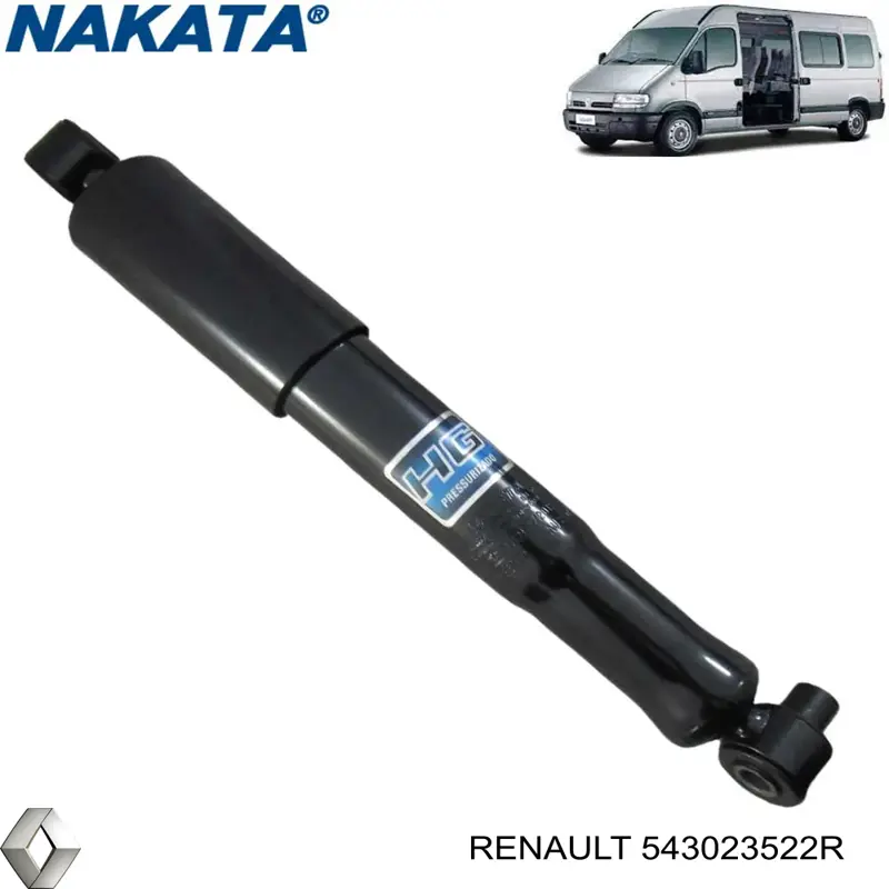 543023522R Renault (RVI) Amortiguador frontal