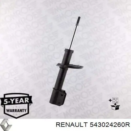 Amortiguadores Renault (RVI) 543024260R precio, desde 42,11 EUR