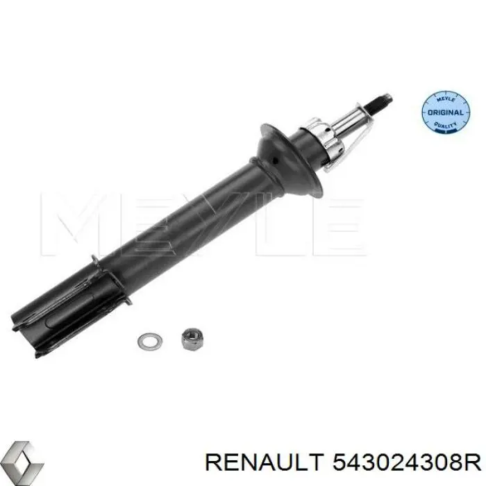 543024308R Renault (RVI) amortiguador delantero