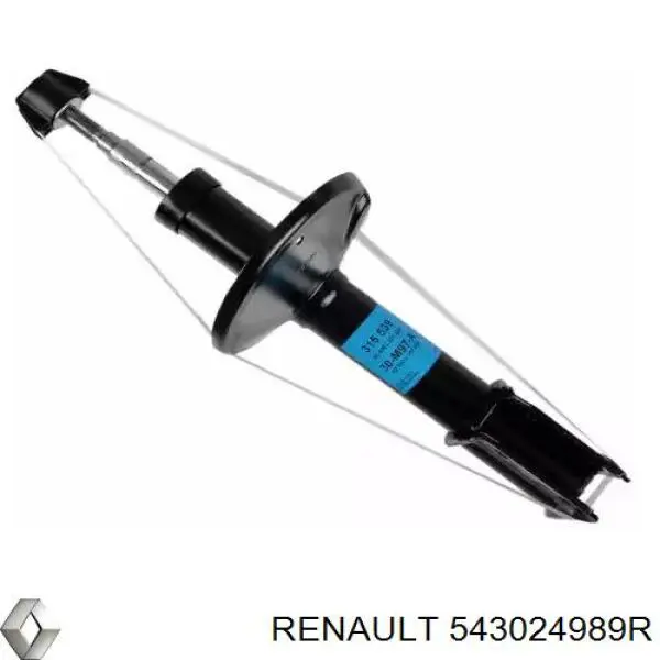 543024989R Renault (RVI) amortiguador delantero