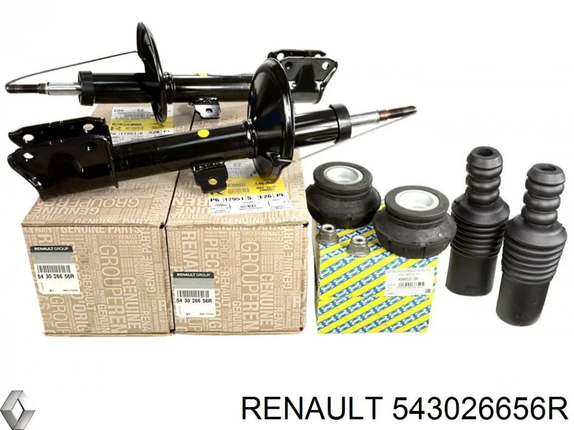 Amortiguador delantero Renault (RVI) 543026656R