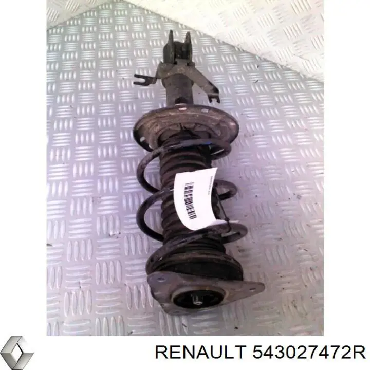 543027472R Renault (RVI) amortiguador delantero