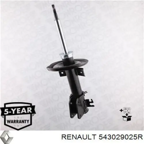 543029025R Renault (RVI) amortiguador delantero