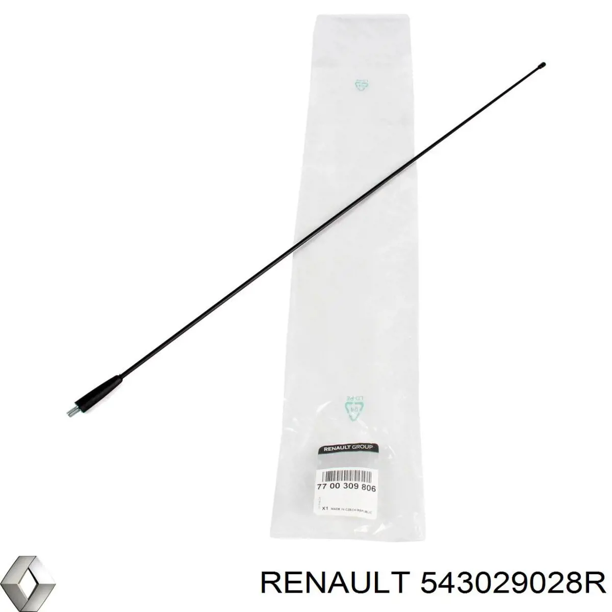 Amortiguador delantero Renault (RVI) 543029028R