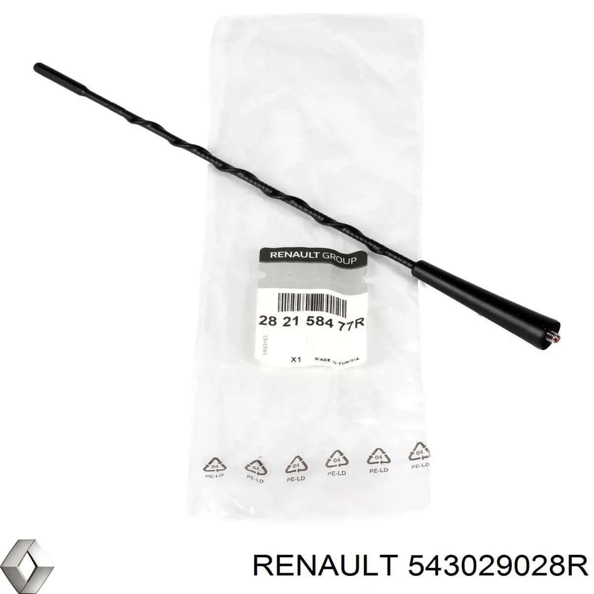 543029028R Renault (RVI) Amortiguador frontal