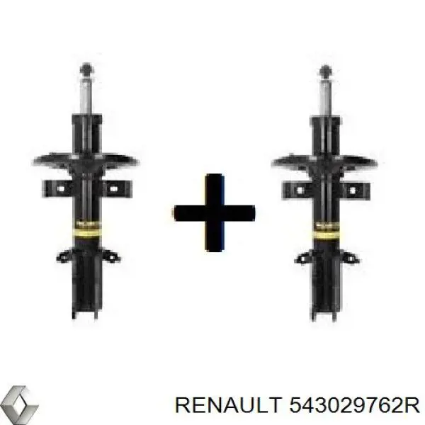 543029762R Renault (RVI) Amortiguador frontal