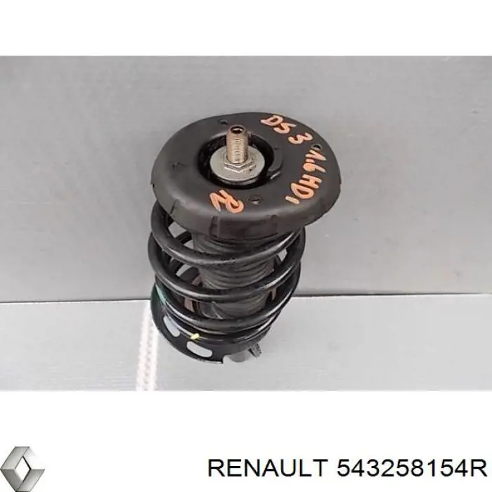 Comprar 543258154R Renault (RVI) Rodamiento de soporte del amortiguador delantero