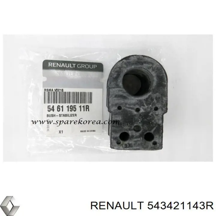 Comprar 543421143R Renault (RVI) Buje de barra estabilizadora delantera