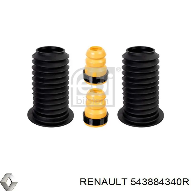 Guardapolvo del amortiguador delantero Renault (RVI) 543884340R precio, desde 15,69 EUR
