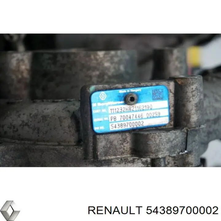Turbocompresor Renault (RVI) 54389700002 precio, desde 206,18 EUR