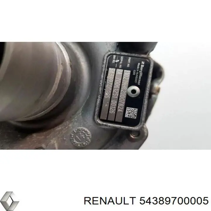 54389700005 Renault (RVI) turbocompresor