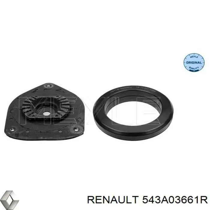 543A03661R Renault (RVI) soporte amortiguador delantero