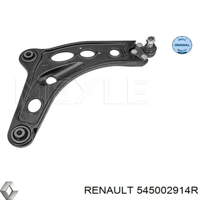 545002914R Renault (RVI) barra oscilante, suspensión de ruedas delantera, inferior derecha