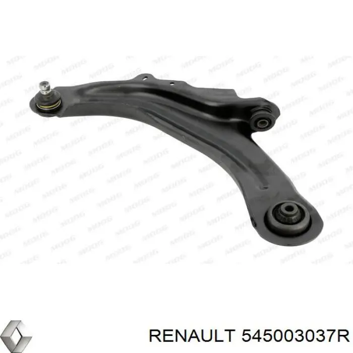 545003037R Renault (RVI) Brazo inferior derecho de la suspensión delantera