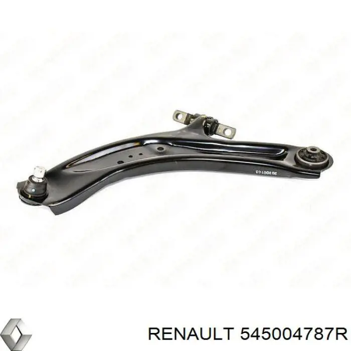 545004787R Renault (RVI) Brazo inferior derecho de la suspensión delantera