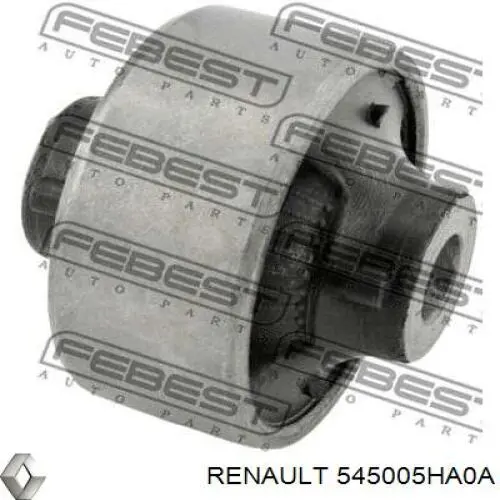 Brazo inferior derecho de la suspensión delantera 545005HA0A Renault (RVI)