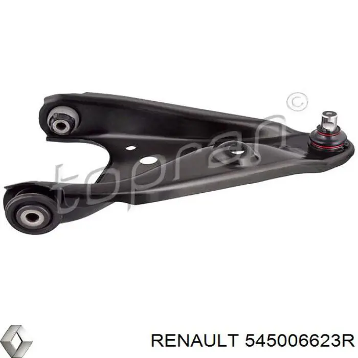 545006623R Renault (RVI) barra oscilante, suspensión de ruedas delantera, inferior derecha