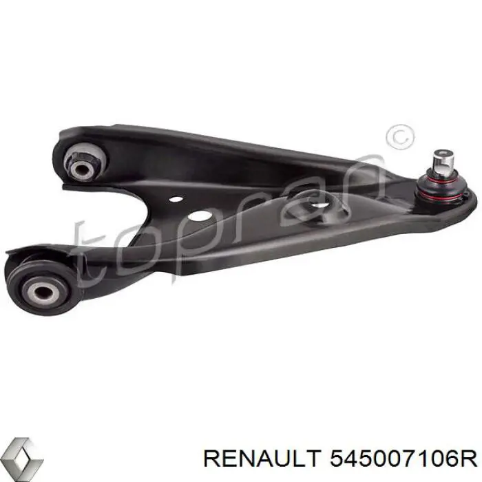 Brazo inferior derecho de la suspensión delantera Renault (RVI) 545007106R precio, desde 42,26 EUR