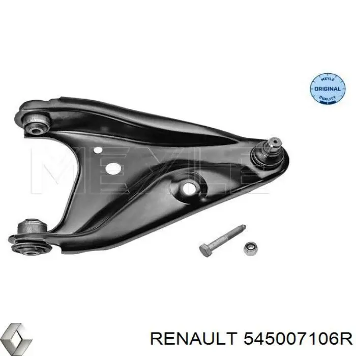 545007106R Renault (RVI) barra oscilante, suspensión de ruedas delantera, inferior derecha