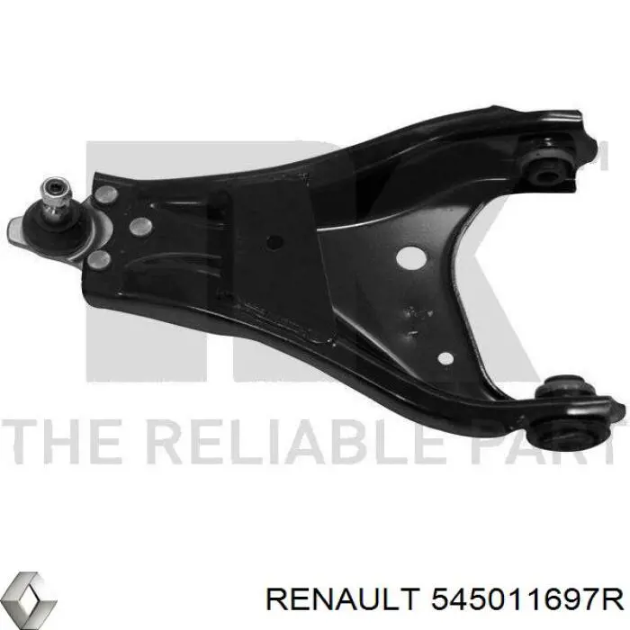 Brazo inferior izquierdo de la suspensión delantera Renault (RVI) 545011697R precio, desde 50,49 EUR