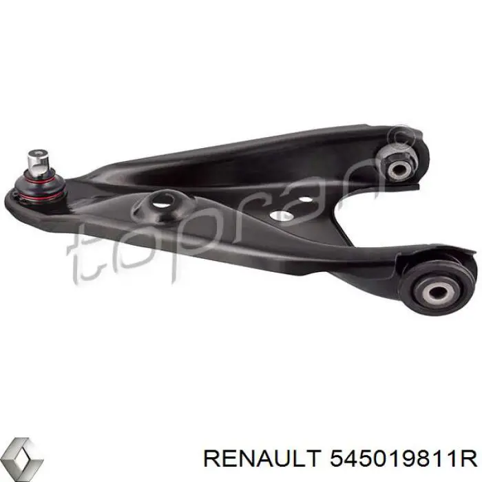 545019811R Renault (RVI) barra oscilante, suspensión de ruedas delantera, inferior izquierda