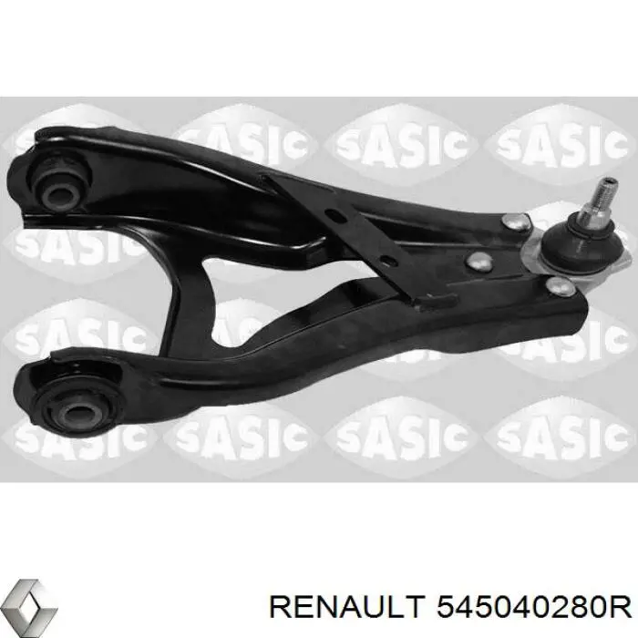 545040280R Renault (RVI) barra oscilante, suspensión de ruedas delantera, inferior derecha