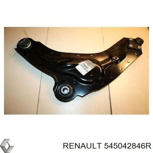 545042846R Renault (RVI) barra oscilante, suspensión de ruedas delantera, inferior derecha