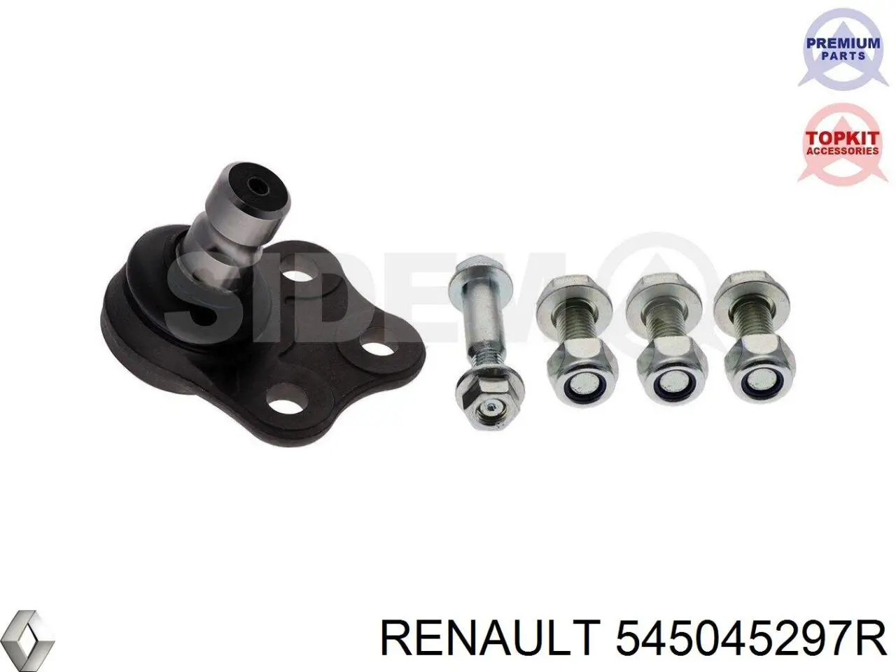 Brazo inferior derecho de la suspensión delantera 545045297R Renault (RVI)