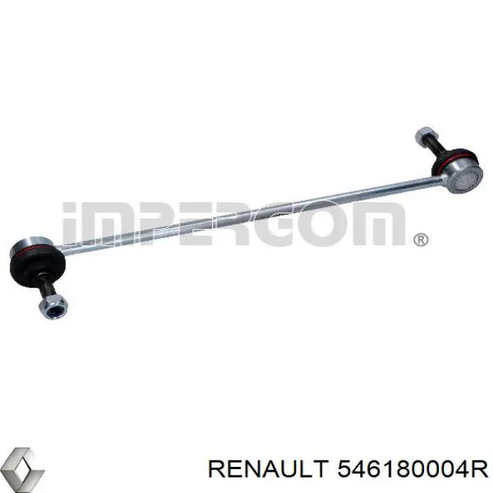 Soporte de la barra estabilizadora delantera Renault (RVI) 546180004R