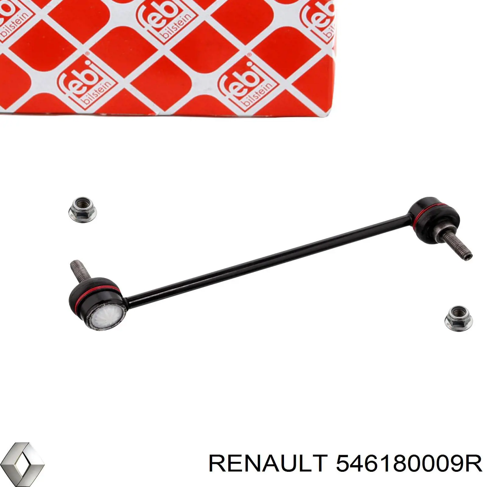 546180009R Renault (RVI) soporte de barra estabilizadora delantera