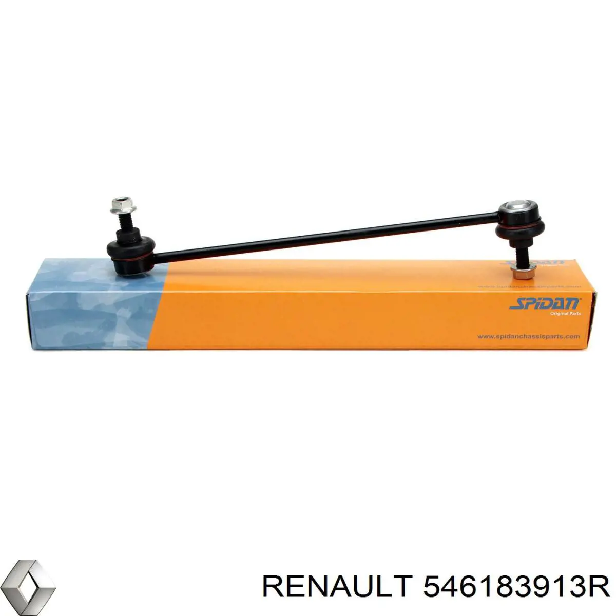 546183913R Renault (RVI) soporte de barra estabilizadora delantera