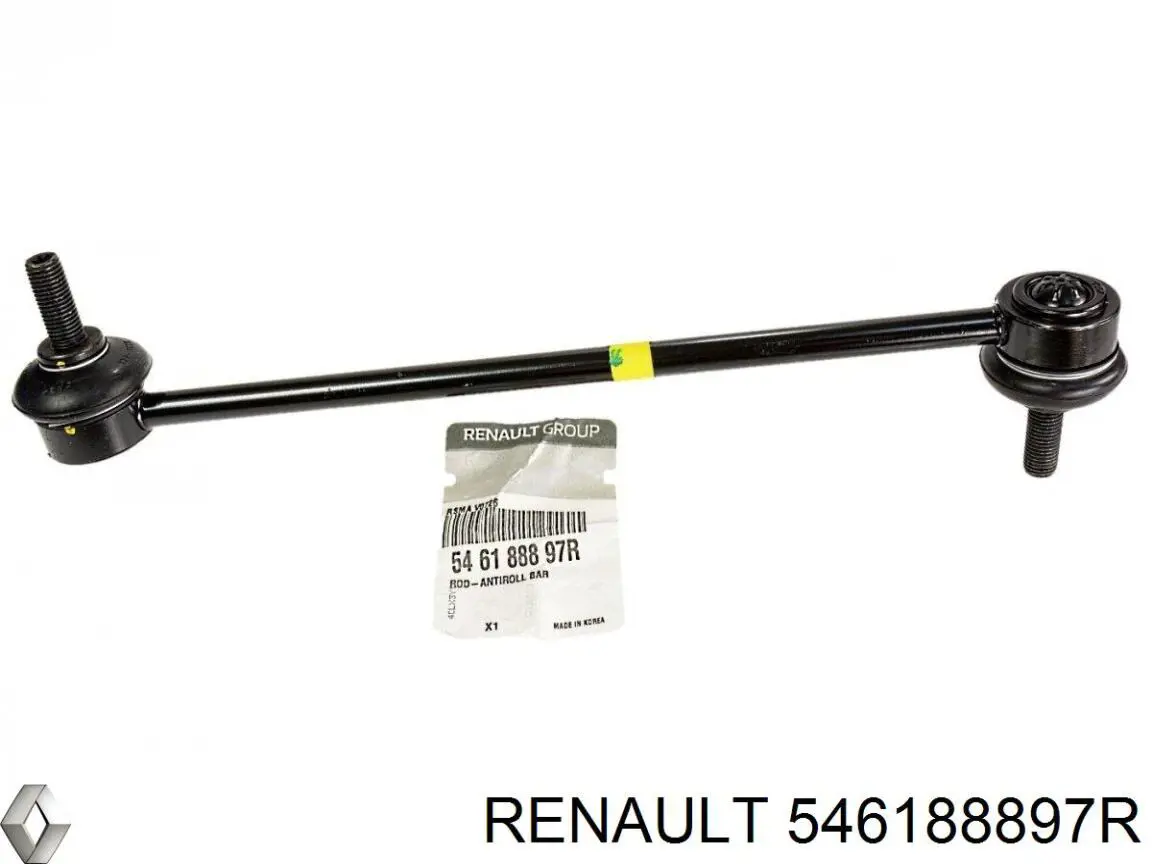 546188897R Renault (RVI) soporte de barra estabilizadora delantera